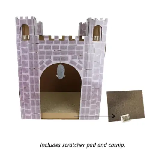Midlee Castle Cat Scratcher House image {4}