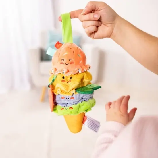 Melissa & Doug Ice Cream Take-Along Clip-On Infant Toy with Sound and Vibration image {4}
