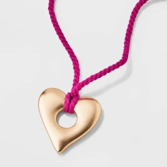 Roped Cord and Charm Quartz Pendant Necklace - Universal Thread&trade; image {6}