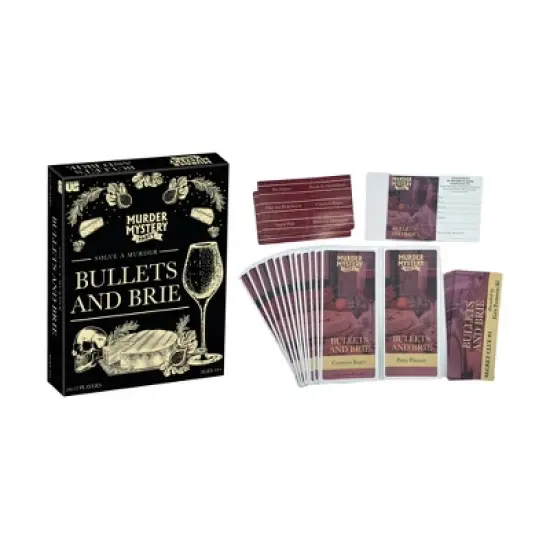 University Games Murder Mystery Party - Bullets and Brie Board Game image {3}
