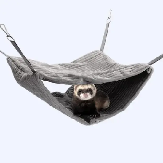 Unique Bargains Ferret Hammock Gray 1 Pc image {4}