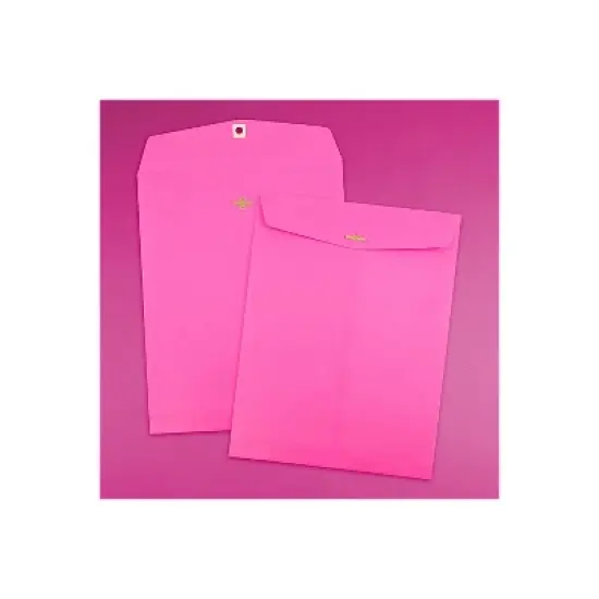 JAM Paper 10x13 Open End Catalog Colored Envelopes w/Clasp Closure Ultra PK 900909026A image {3}