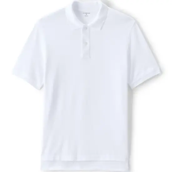 School Uniform Young Men's Short Sleeve Mesh Polo Shirt image {10}