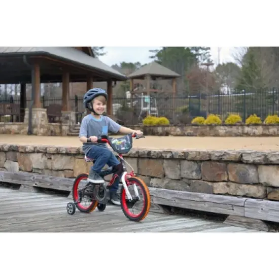 Hot Wheels 16" Kids' Bike - Black/Red image {5}
