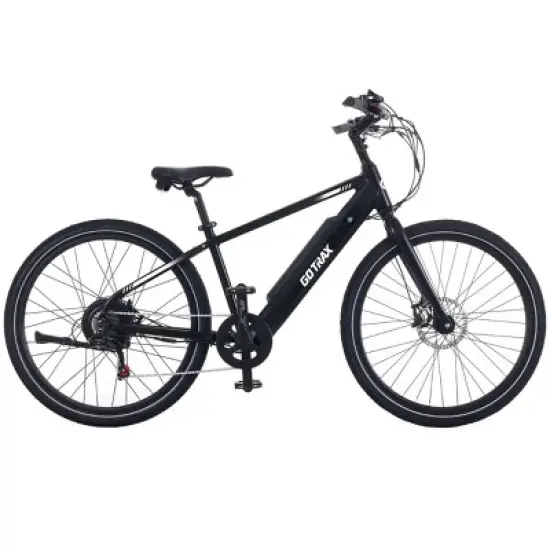GOTRAX Adult Transfer 27.5" Step Over Electric Hybrid Bike image {2}