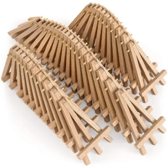 Arteza Small Mini Wood Art Display Easel, 5" - 40 Pack image {4}