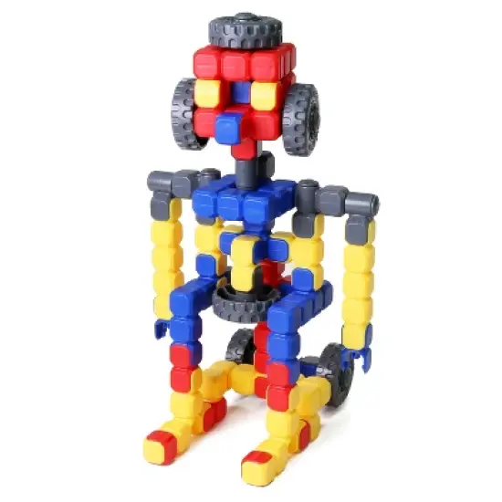 Popular Playthings LinkaBLOX Deluxe, Building Set, 126 Pieces image {1}