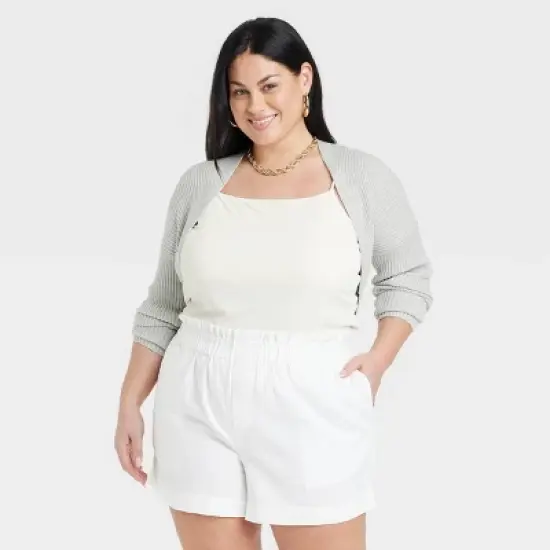 Thick Hoop Earrings - A New Day&trade; Gold: Nickel-Free Metal, Hinge Closure, 1.92" Diameter image {3}