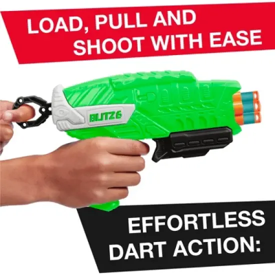 Air Warriors: Blitz 6 Dart Blaster with 12 Accu-Blast Darts, Ages 6+ image {5}