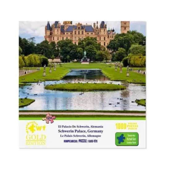Wuundentoy Gold Edition: Schwerin Palace Germany Jigsaw Puzzle - 1000pc image {1}