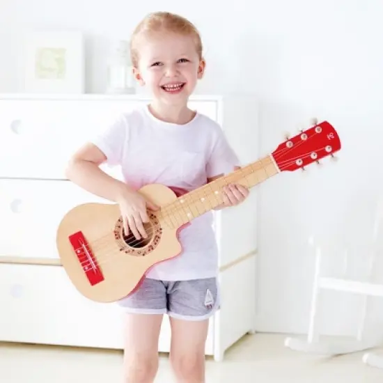 HAPE Red Flame Children's First Musical Guitar image {3}