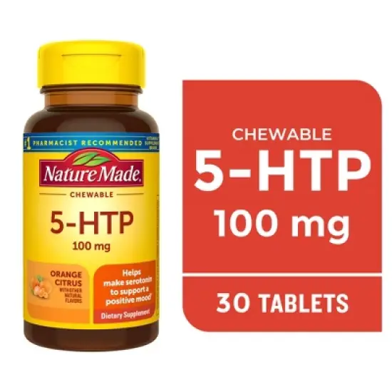 Nature Made 5-HTP Chewable Tablets - 30ct image {8}