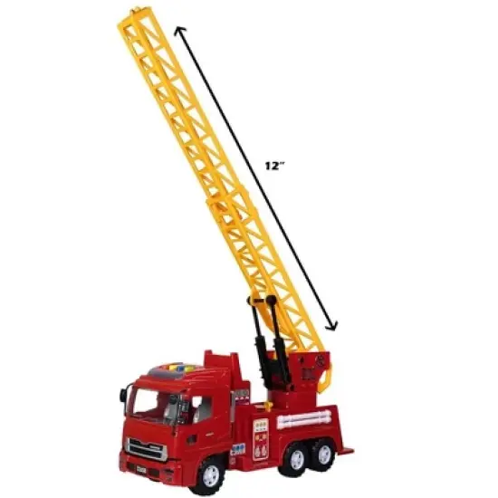 Big Daddy Extra Big Red Fire Truck with Lights and Sounds and Extendable Ladder image {1}