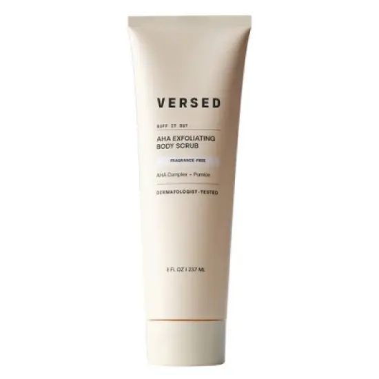 Versed Buff It Out AHA Unscented Exfoliating Body Scrub - 8 fl oz image {7}