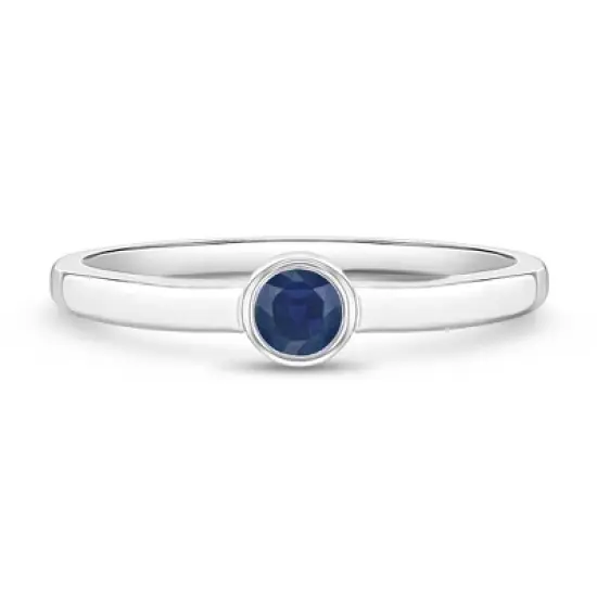 Girl's CZ Birthstone Sterling Silver Ring - In Season Jewelry image {7}