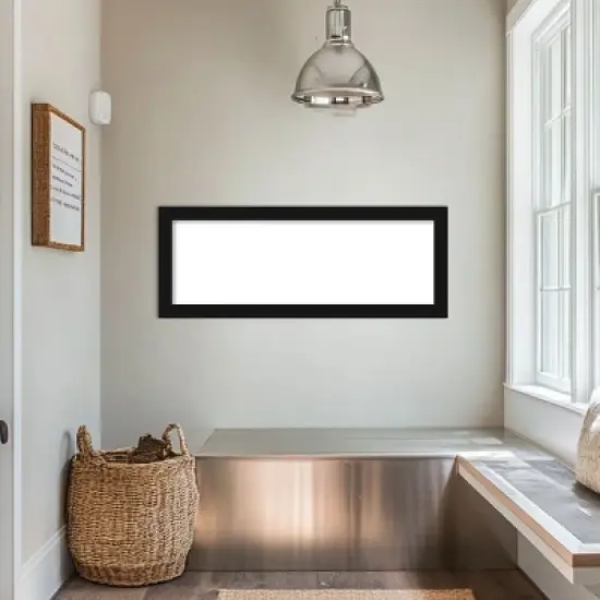 Amanti Art Avon Black Framed Dry Erase Magnetic Board image {7}