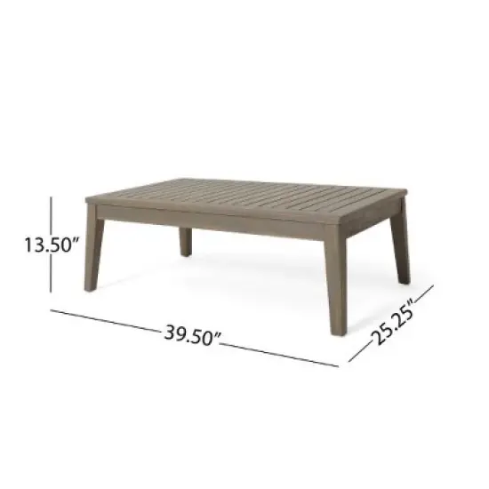 Sapphtopaz 5-Piece Outdoor Patio Sofa Set, Wood Outdoor Sofa with Cushions, L Shape Patio Sofa Set, Slat Panel 3-Seater Sectional Sofa with Ottoman image {2}