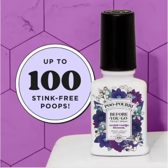 Poo-Pourri Orchid Vanilla Blossom Toilet Spray 2 fl oz image {10}