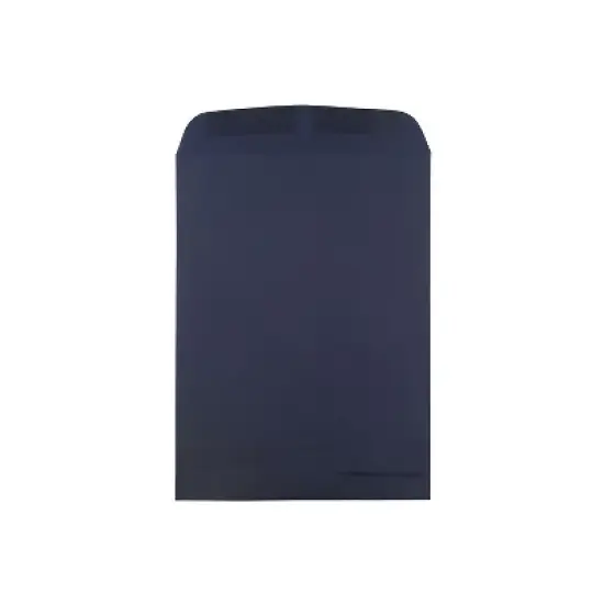 JAM Paper Open End Catalog Envelope 9" x 12" Navy Blue 50/Pack (51287431I) image {1}