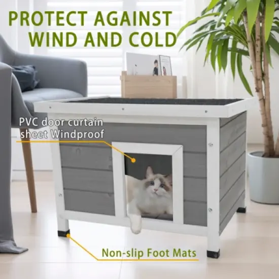 Akoasm Waterproof Cat & Rabbit House & Shelter For Indoor & Outdoor image {4}