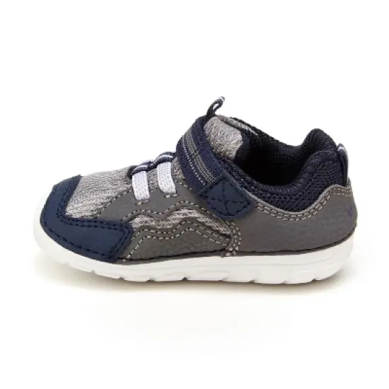 Stride Rite Kids Unisex Kylo Sneaker | 5 | Navy/Grey image {3}