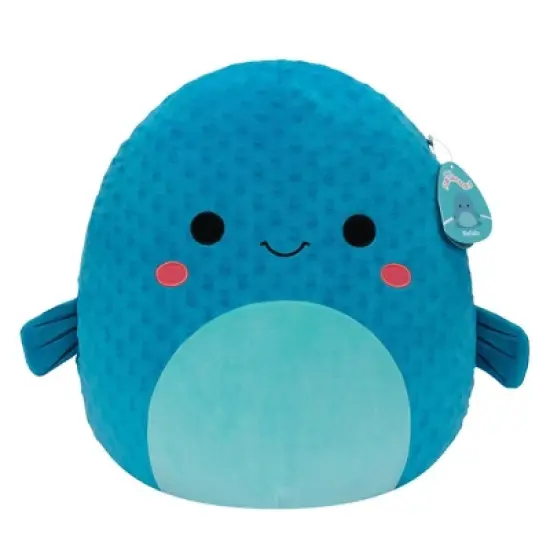 Squishmallows 16" Refalo the Blue Pufferfish Plush Toy image {6}