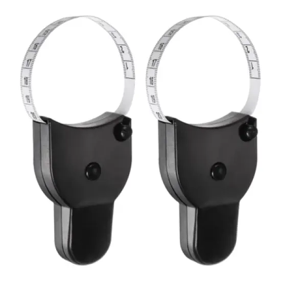 Unique Bargains Ergonomic Handle Telescopic Retractable Lock Pin Push-Button Tape Rulers and Measuring Tools 60in 2 Pcs image {5}