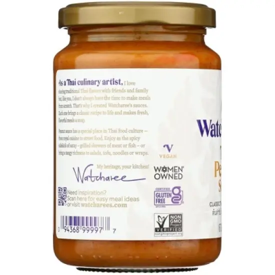 Watcharee's Thai Peanut Sauce - Case of 6/9.8 fz image {3}