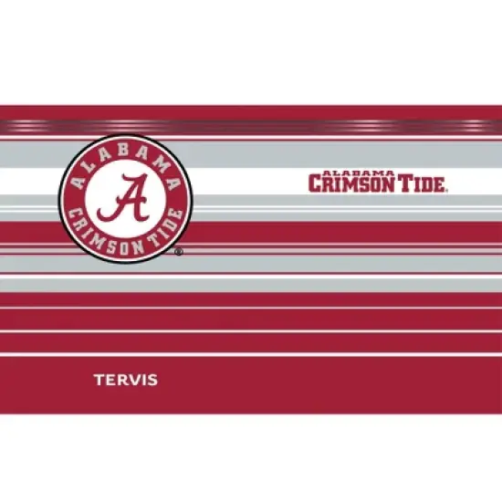 NCAA Alabama Crimson Tide 20oz Hype Stripes Stainless Steel Tumbler image {1}