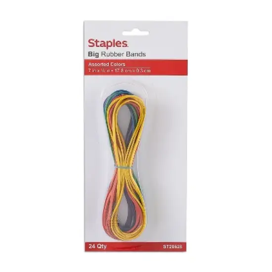Staples Big Rubber Bands 24/Pack 383318 image {3}