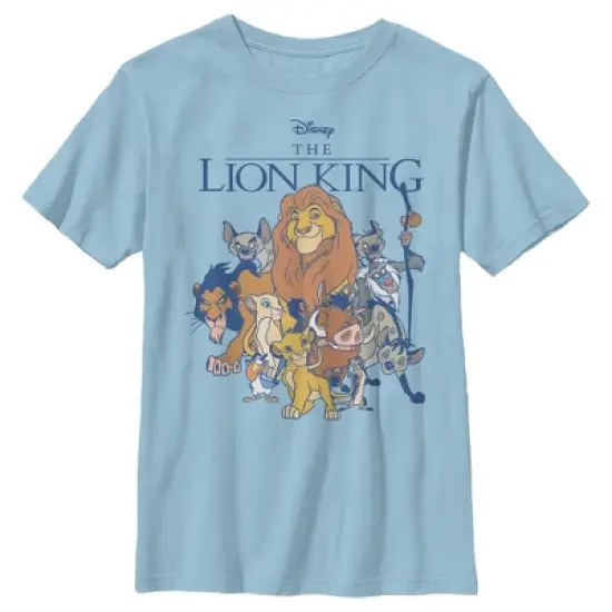 Boy's Lion King Character Group Shot T-Shirt image {3}