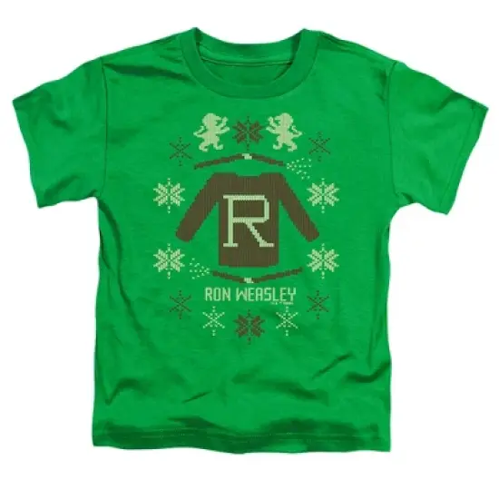 Toddler Boys' Harry Potter Ron Weasley Christmas Sweater Print T-Shirt image {1}