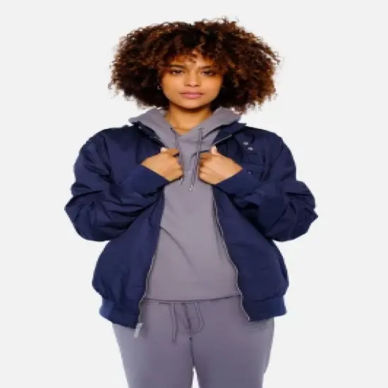 Members Only Women's Classic Iconic Racer Oversized Jacket image {6}