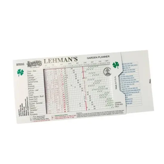 Lehman's North America Spring Fall Garden Planner When to Plant and Harvest image {1}