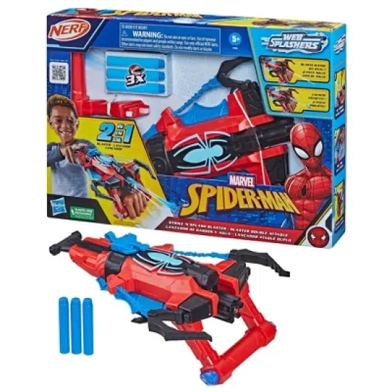 Marvel Spider-Man NERF Strike 'N Splash Toy Blaster image {2}