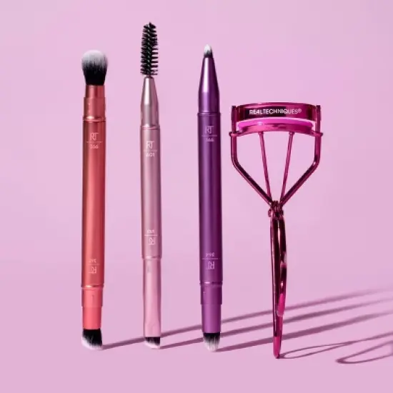 Real Techniques Double Time Brush + Lash Set - 4ct image {3}