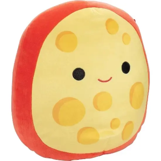 Squishmallows 10-Inch Mannon The Gouda - Official Jazwares Plush-Collectible Soft & Squishy Cheese Food Stuffed Animal Toy-Gift for Kids, Girls & Boys image {1}