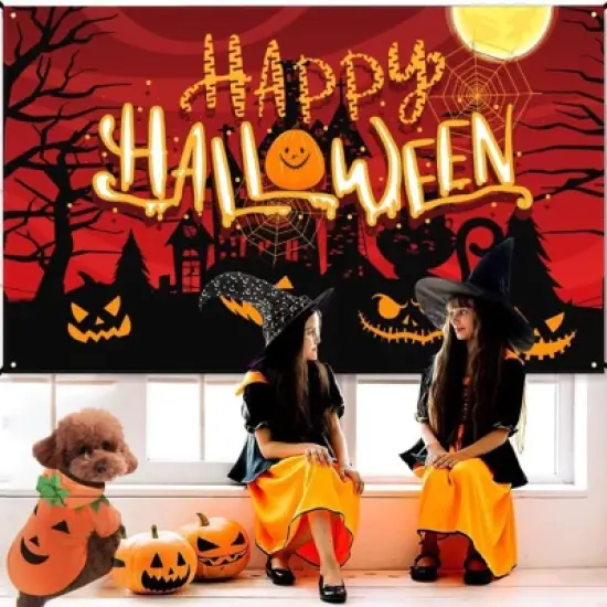 Dog Hoodie Cute Funny Halloween Style Pumpkin Cosplay Costume Warm Puppy Fleece Clothes image {7}