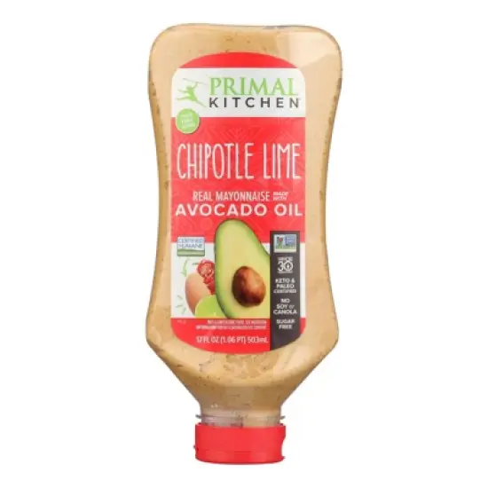 Primal Kitchen Chipotle Lime Mayonnaise Made With Avocado Oil - Case of 6/17 oz image {1}
