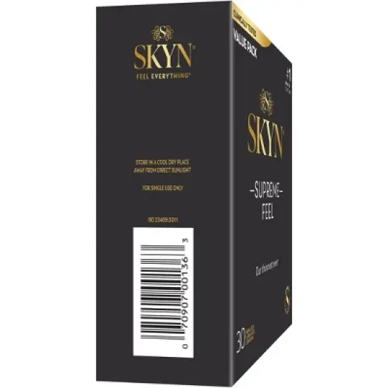 SKYN Supreme Non-Latex Lubricated Condoms - 30ct image {9}