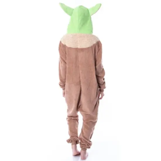 Star Wars The Mandalorian Adult The Child Kigurumi Union Suit Pajama Multi image {3}