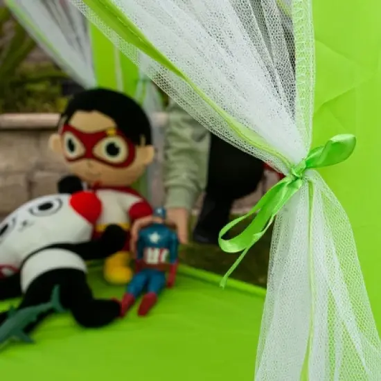 Ningbo Zhongying Leisure Products Green Hexagon Fantasy Castle Play Tent | 53 x 47 x 55 Inches image {4}