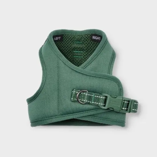 Reflective + Comfort Dog Harness - Green - XS - Boots & Barkley&trade; image {2}