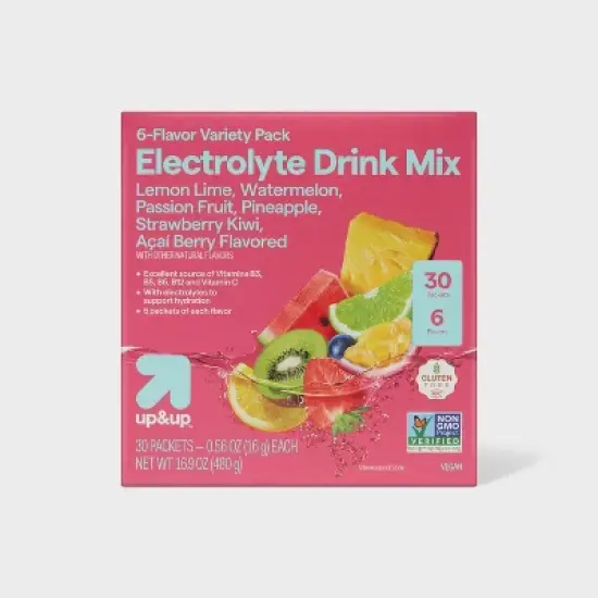 Hydration with Electrolytes Drink Mix - Variety Pack - up&up&trade; image {7}