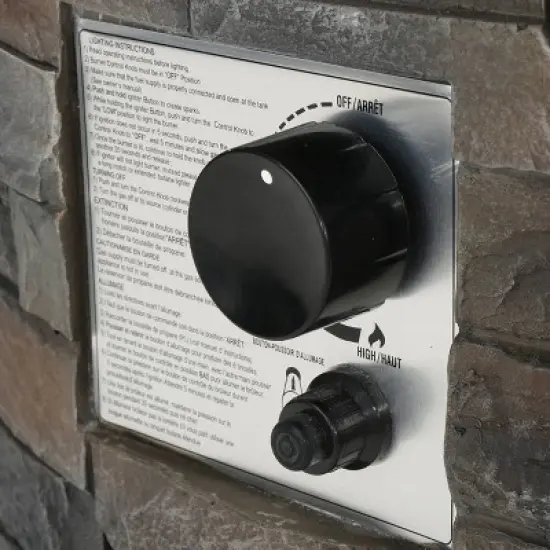 Blaeberry Outdoor Circular Fire Pit Natural Stone - Christopher Knight Home image {4}