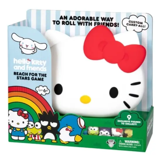 Moose Games Hello Kitty & Friends Reach for the Stars Game: Memory Skills, Math, 2-6 Players, Includes Cards & Storage Pouch image {4}