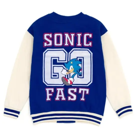 SEGA Sonic the Hedgehog Fleece Bomber Jacket and Jogger Pants Little Kid to Big Kid image {3}