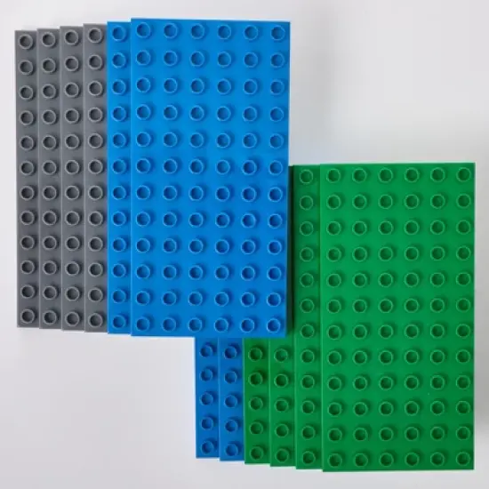 Classic Big Briks Baseplates (12-pieces) image {3}