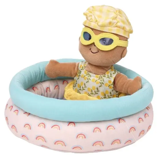 Manhattan Toy Stella Collection Pool Party 4 Piece Baby Doll Pool Playset for 12" and 15" Stella Dolls image {11}
