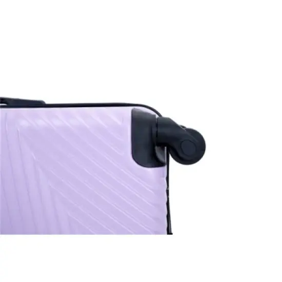 FATMOON 3 Piece Luggage Sets PC+ABS Lightweight Suitcase with Two Hooks, Spinner Wheels, (20/24/28) image {10}